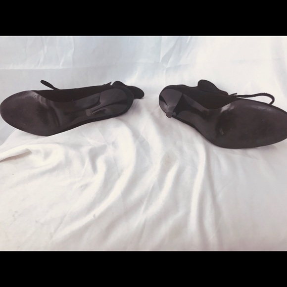 Calvin Klein black suede ankle booties - Picture 4 of 8